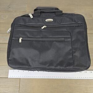 Samsonite 1910 Padded Laptop Bag Travel Bag Carry On Luggage Black